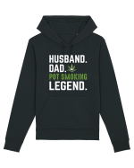 HUSBAND DAD POT SMOKING LEGEND Hanorac Unisex Drummer