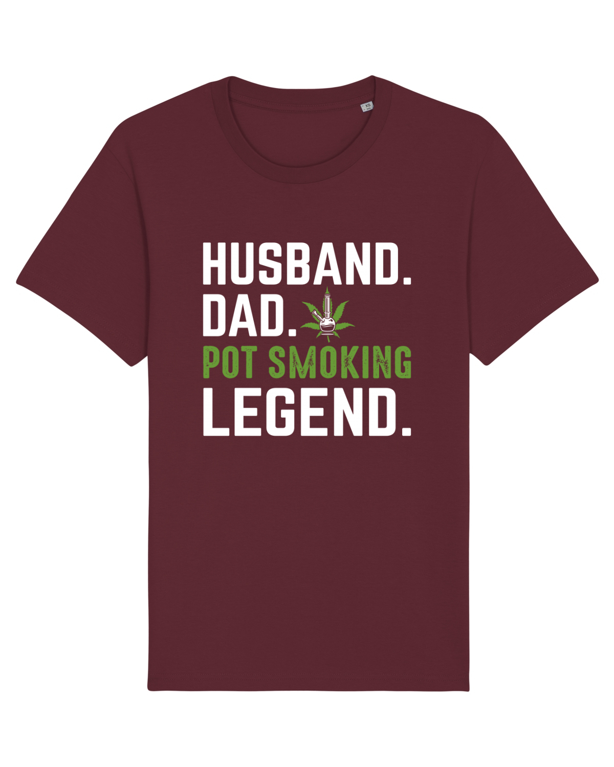 Tricou mânecă scurtă Unisex Rocker Burgundy