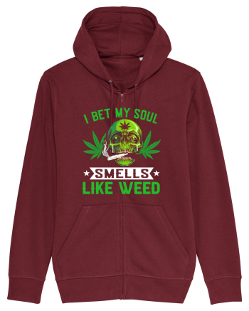 I bet my soul smells like weed Burgundy