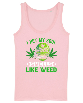 I bet my soul smells like weed Cotton Pink