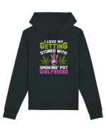 I love my getting stoned with smoking pot girlfriend Hanorac Unisex Drummer