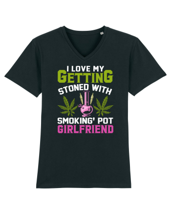 I love my getting stoned with smoking pot girlfriend Black