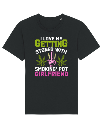 I love my getting stoned with smoking pot girlfriend Black