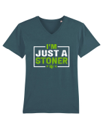 I'm just a stoner Tricou mânecă scurtă guler V Bărbat Presenter