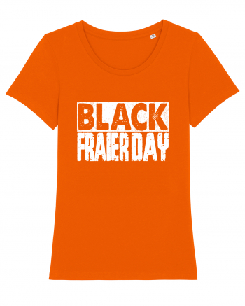 Black Fraier Day Bright Orange