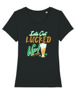 Lucked Up Tricou mânecă scurtă guler larg fitted Damă Expresser