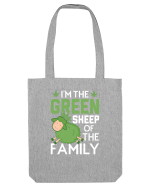 I'M THE GREEN SHEEP OF THE FAMILY Sacoșă textilă