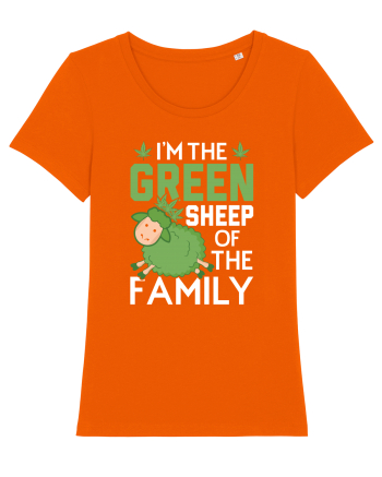 I'M THE GREEN SHEEP OF THE FAMILY Bright Orange