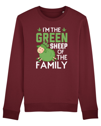 I'M THE GREEN SHEEP OF THE FAMILY Burgundy