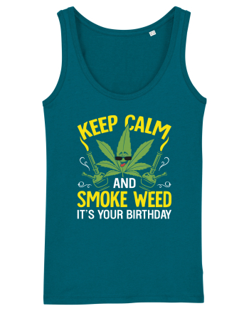 KEEP CALM AND SMOKE WEED IT'S YOUR BIRTHDAY Ocean Depth