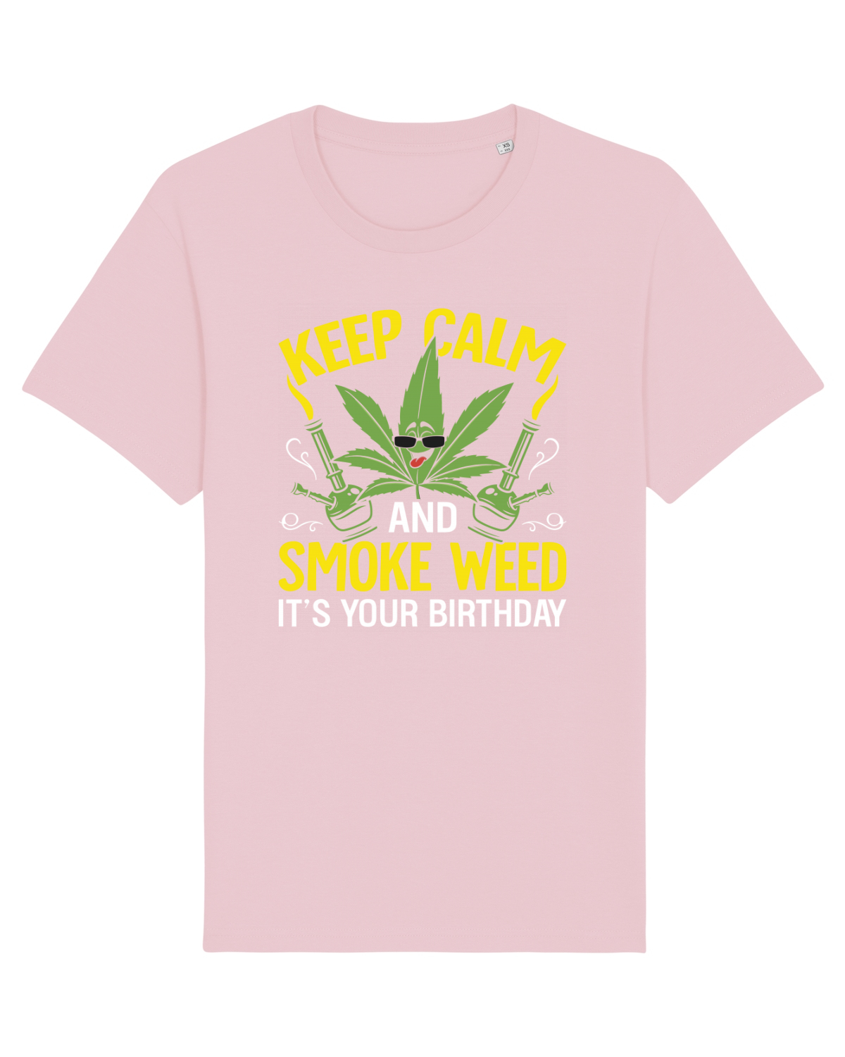 Tricou mânecă scurtă Unisex Rocker Cotton Pink