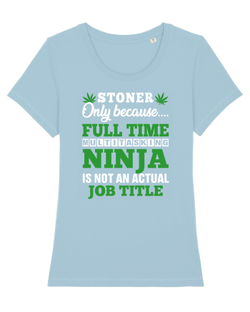 Stoner only because full time multitasking ninja is not an actual job title Sky Blue