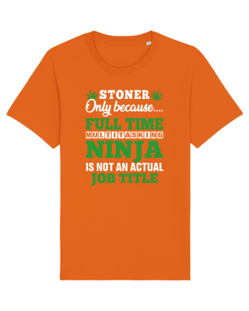 Stoner only because full time multitasking ninja is not an actual job title Bright Orange