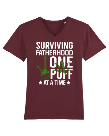 SURVIVING FATHERHOOD ONE PUFF AT A TIME Burgundy