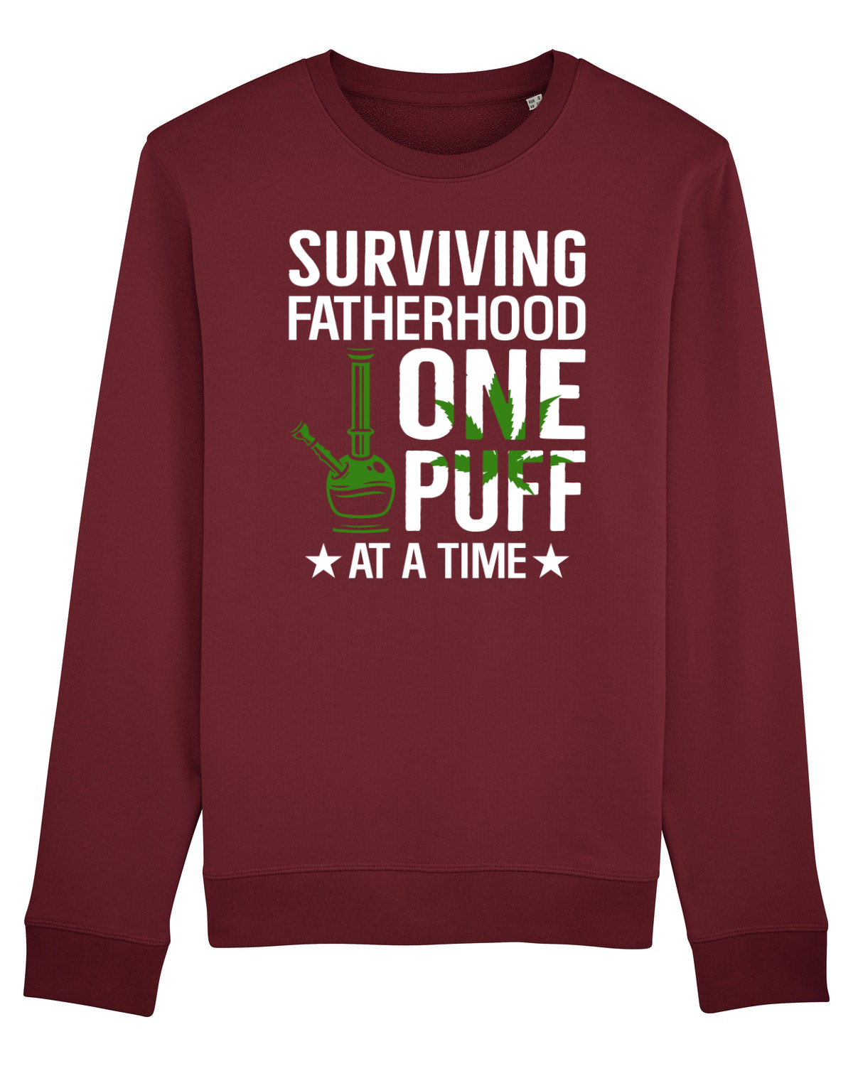 Bluză mânecă lungă Unisex Rise Burgundy