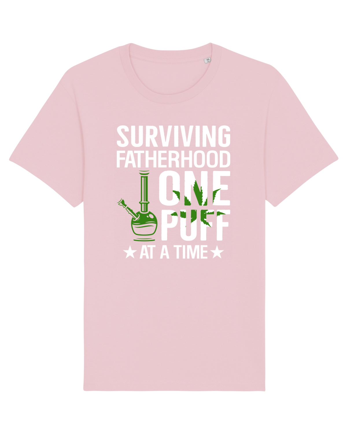 Tricou mânecă scurtă Unisex Rocker Cotton Pink
