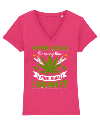 Weed is bad so every time I find some I burn it Raspberry