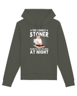 THE LONELY STONER SEEMS TO FREE HIS MIND AT NIGHT Hanorac Unisex Drummer