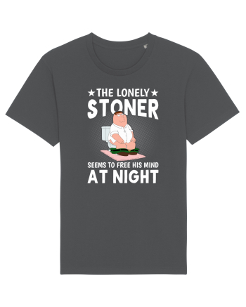THE LONELY STONER SEEMS TO FREE HIS MIND AT NIGHT Anthracite