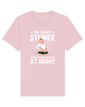 THE LONELY STONER SEEMS TO FREE HIS MIND AT NIGHT Cotton Pink