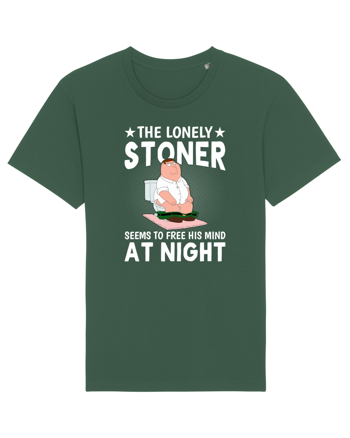 Tricou mânecă scurtă Unisex Rocker Bottle Green