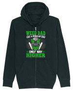 Weed dad like a regular dad only way higher Hanorac cu fermoar Unisex Connector