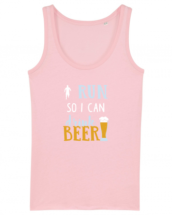 Run for beer Cotton Pink