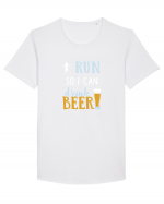 Run for beer Tricou mânecă scurtă guler larg Bărbat Skater