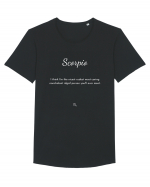 scorpio i think i m the nicest... Tricou mânecă scurtă guler larg Bărbat Skater