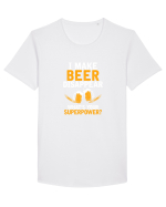 I make beer disapear Tricou mânecă scurtă guler larg Bărbat Skater