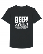 BEER Tricou mânecă scurtă guler larg Bărbat Skater