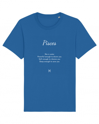 pisces she is water... Royal Blue