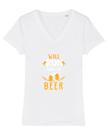 I run faster for Beer White