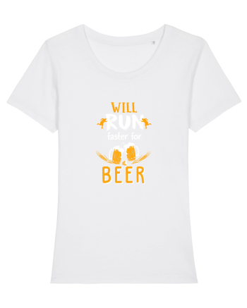 I run faster for Beer White