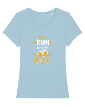 I run faster for Beer Sky Blue