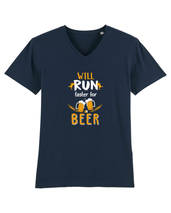 I run faster for Beer French Navy
