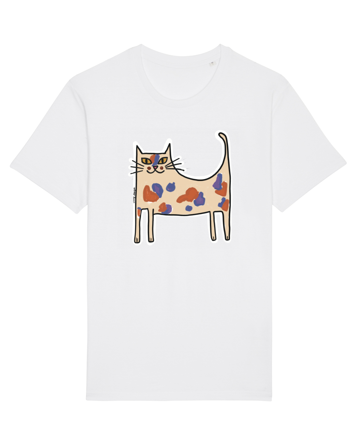 Tricou mânecă scurtă Unisex Rocker White