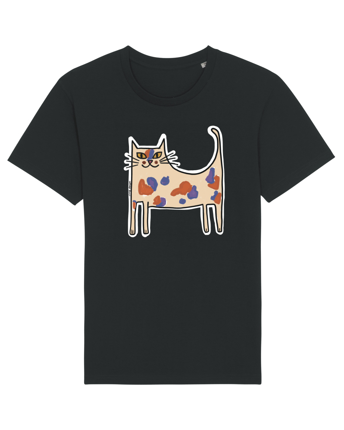Tricou mânecă scurtă Unisex Rocker Black