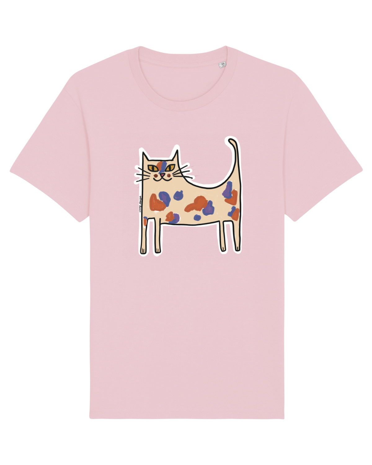 Tricou mânecă scurtă Unisex Rocker Cotton Pink