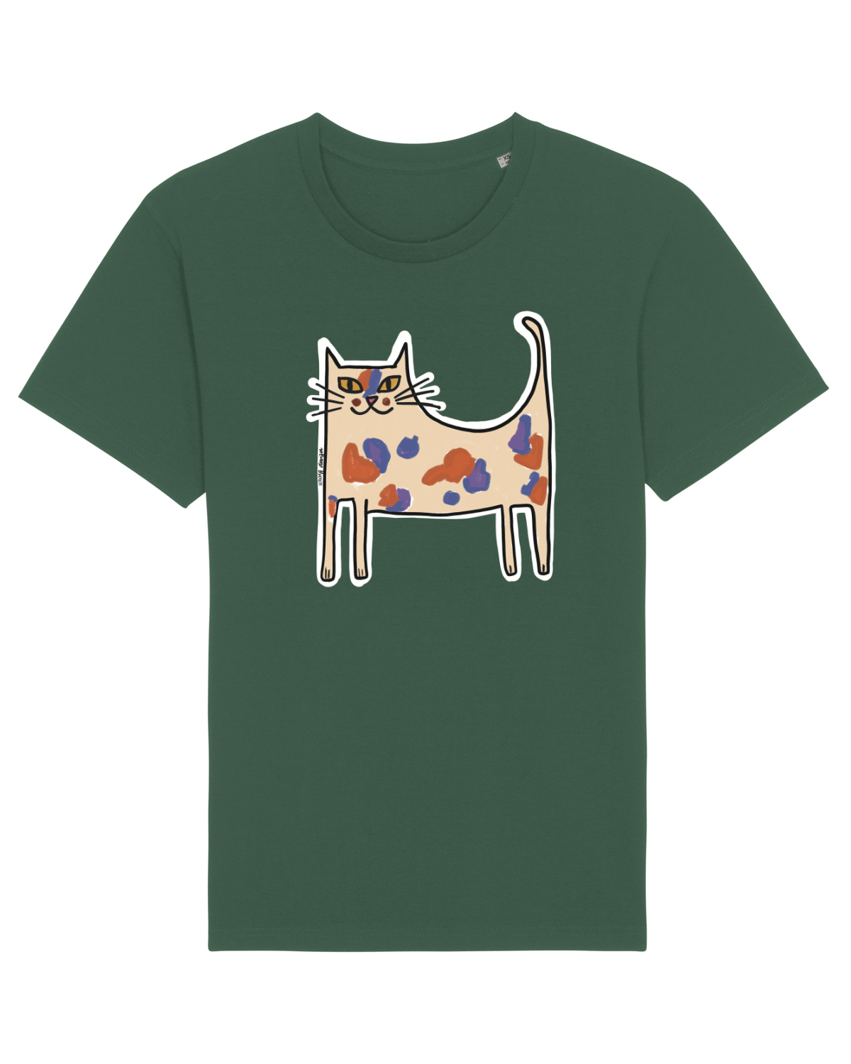 Tricou mânecă scurtă Unisex Rocker Bottle Green