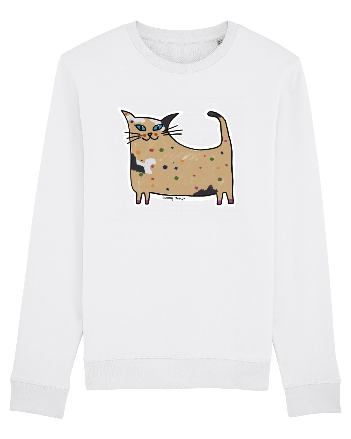 Bluză mânecă lungă Unisex Rise White