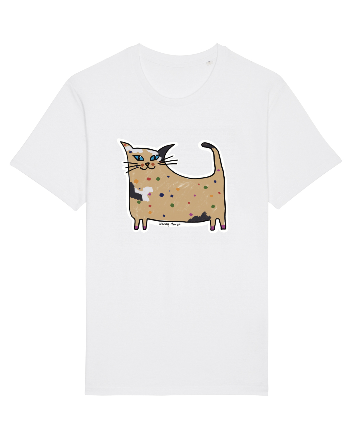 Tricou mânecă scurtă Unisex Rocker White