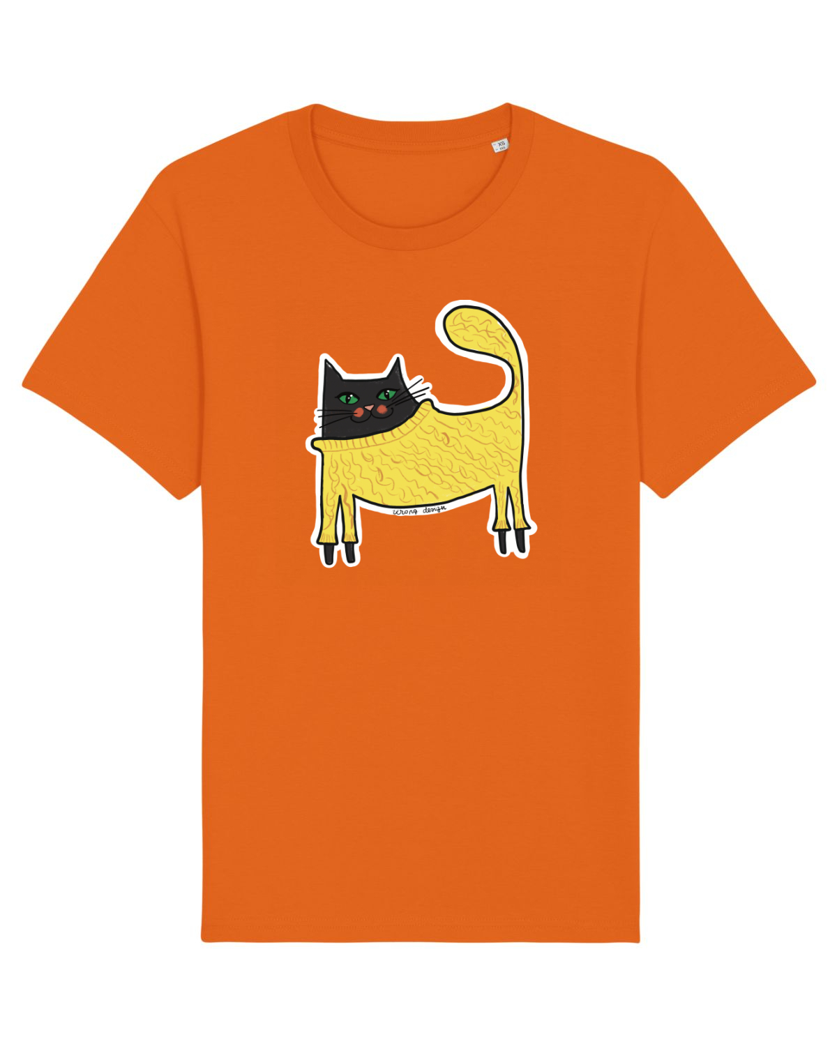 Tricou mânecă scurtă Unisex Rocker Bright Orange