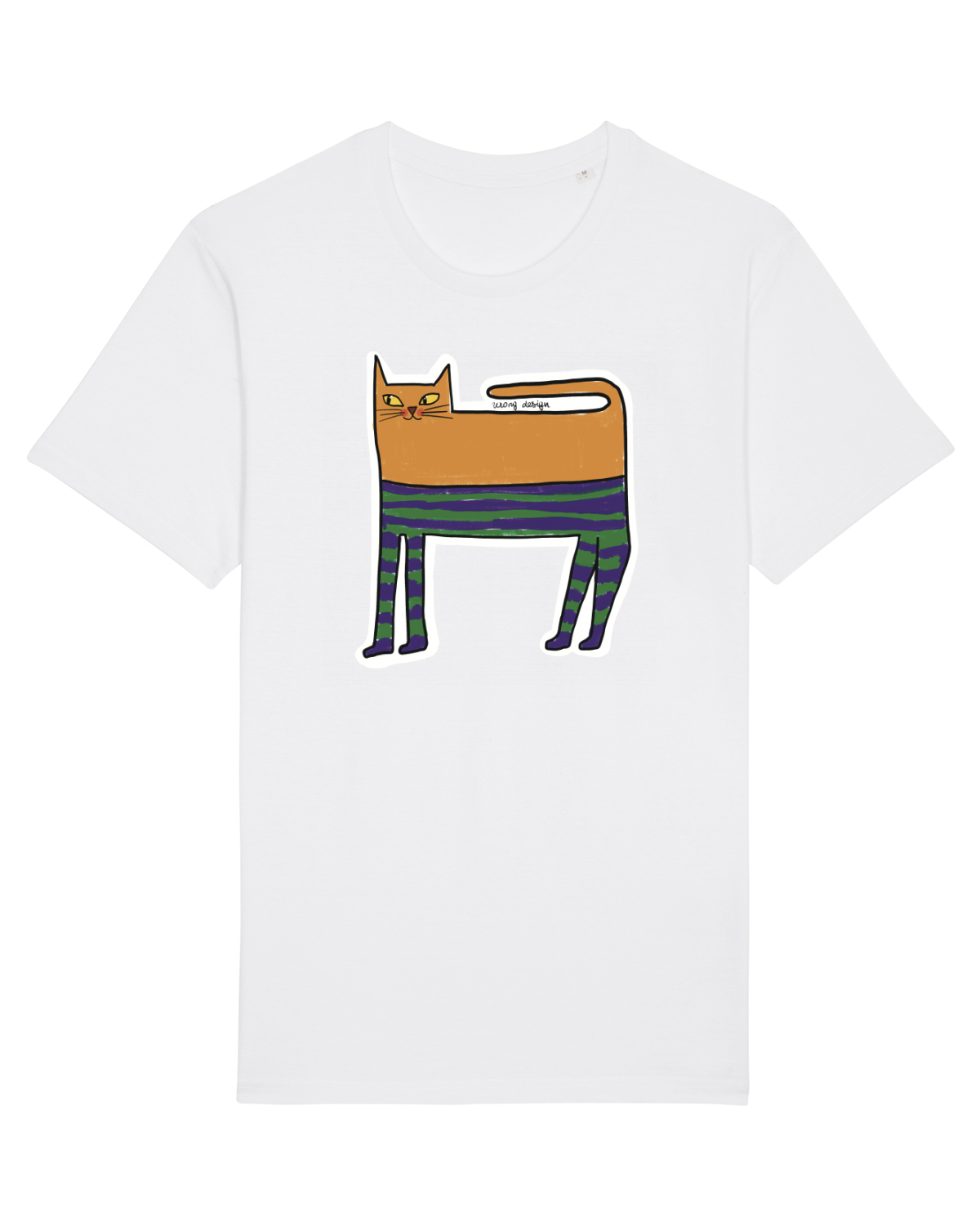 Tricou mânecă scurtă Unisex Rocker White