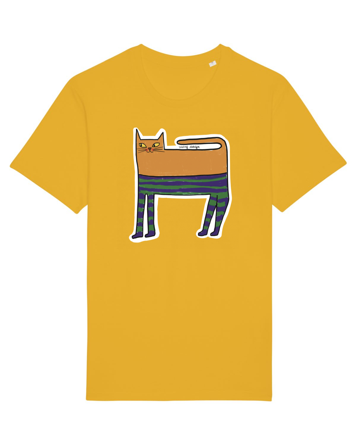Tricou mânecă scurtă Unisex Rocker Spectra Yellow