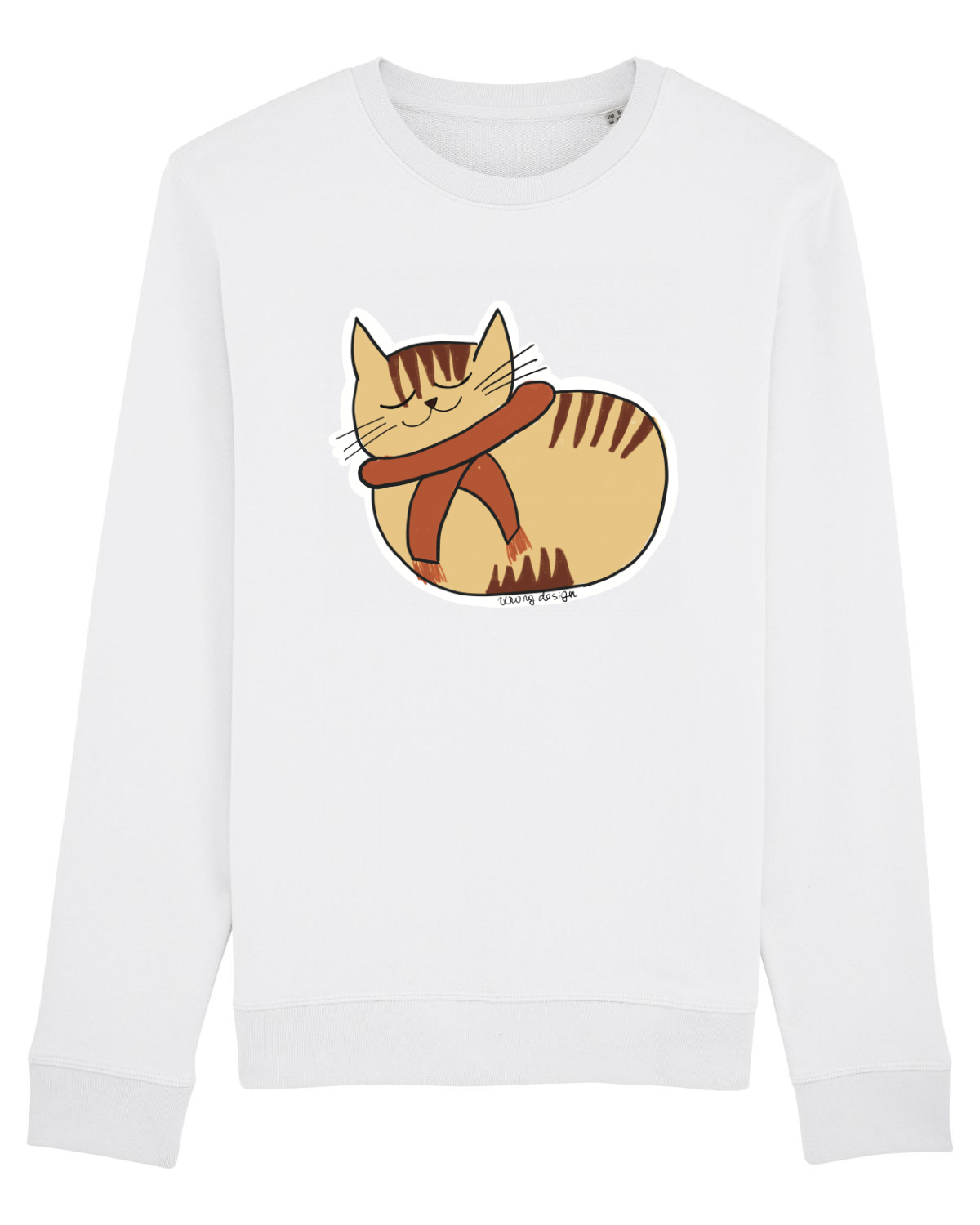 Bluză mânecă lungă Unisex Rise White