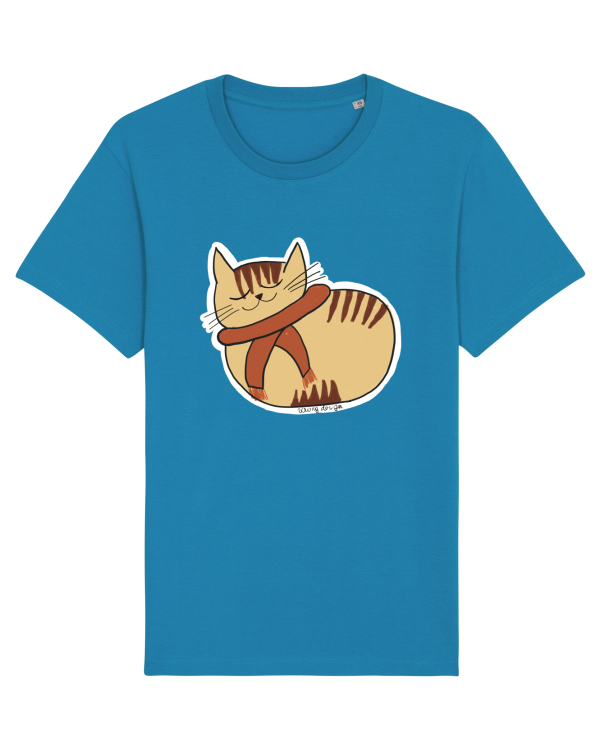 Tricou mânecă scurtă Unisex Rocker Azur