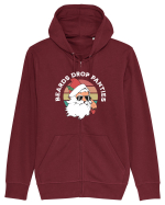 amuzant de Craciun - Beards drop panties Hanorac cu fermoar Unisex Connector