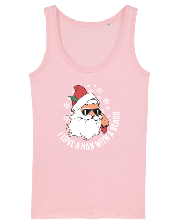 amuzant de Craciun - I love a man with a beard  Cotton Pink