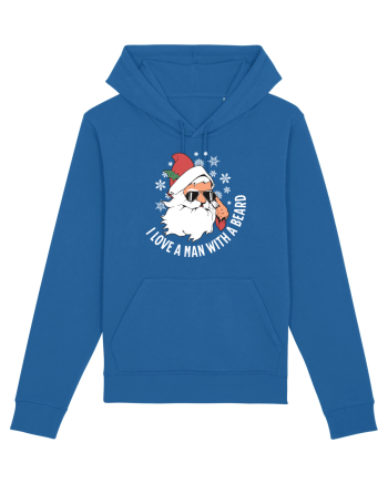 amuzant de Craciun - I love a man with a beard  Royal Blue